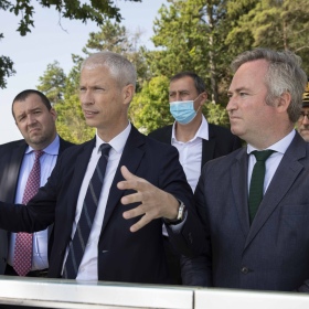 Visite ministérielle à Chablis