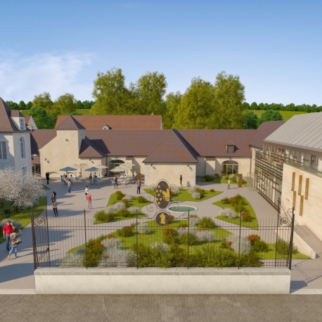 Cité à Chablis - Vue de haut