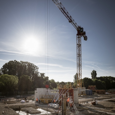 Chantier à Beaune