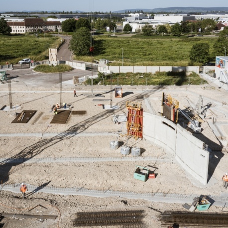 Chantier à Beaune